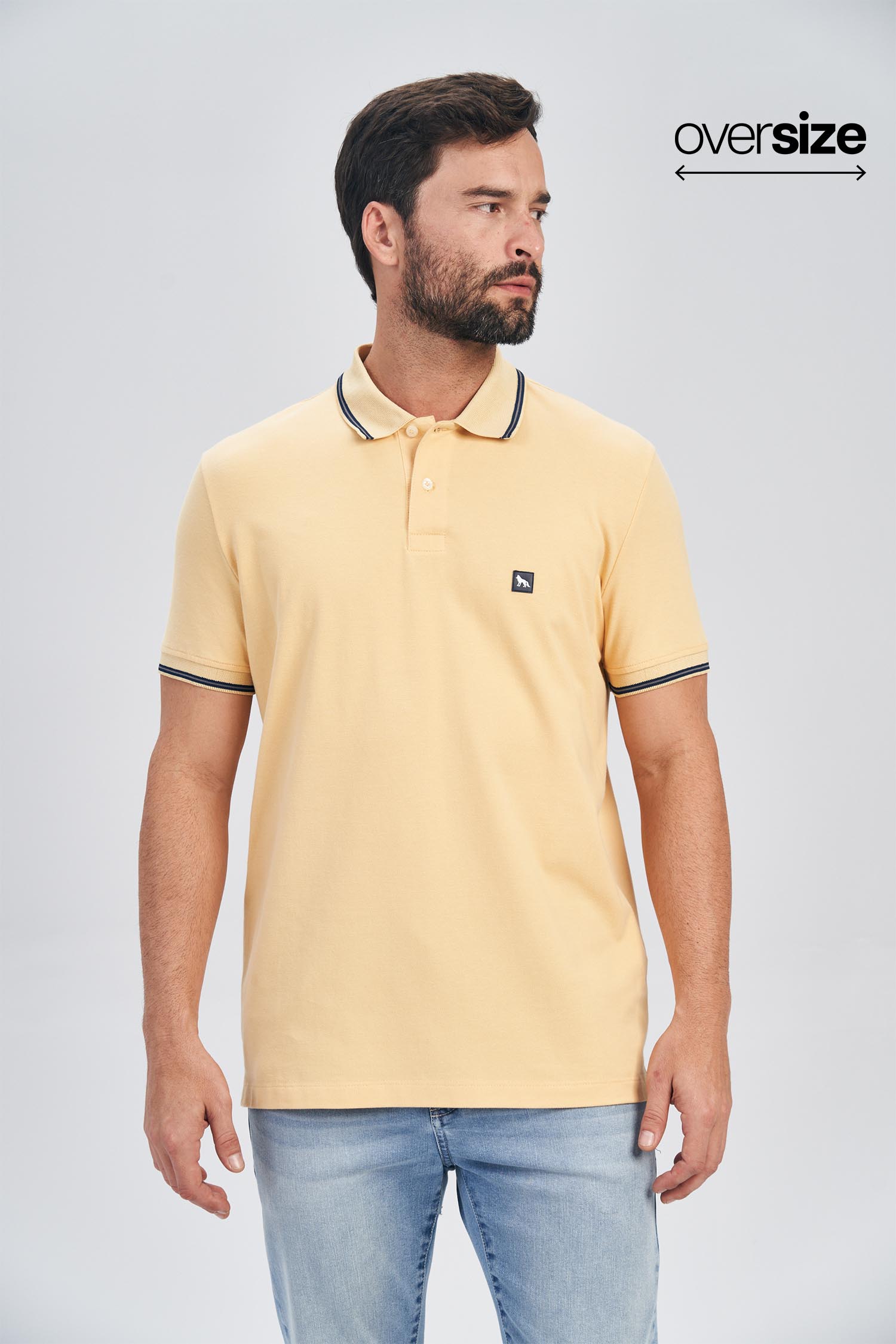Polo Cool Masculina Oversize Acostamento