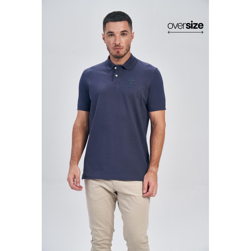 Polo-Bordado-ACT-Masculina-Oversize-Acostamento
