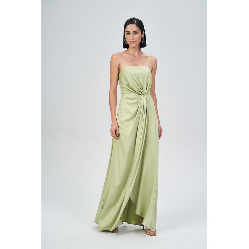 Vestido-Acinturado-Com-Camadas-Feminino-Acostamento