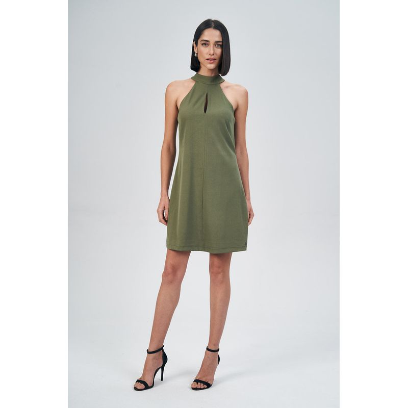 Vestido-Curto-Com-Gola-Halter-Feminino-Acostamento