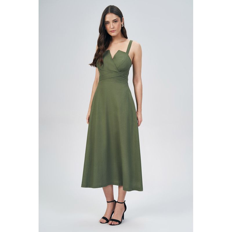 Vestido-Transpassado-Evase-Feminino-Acostamento