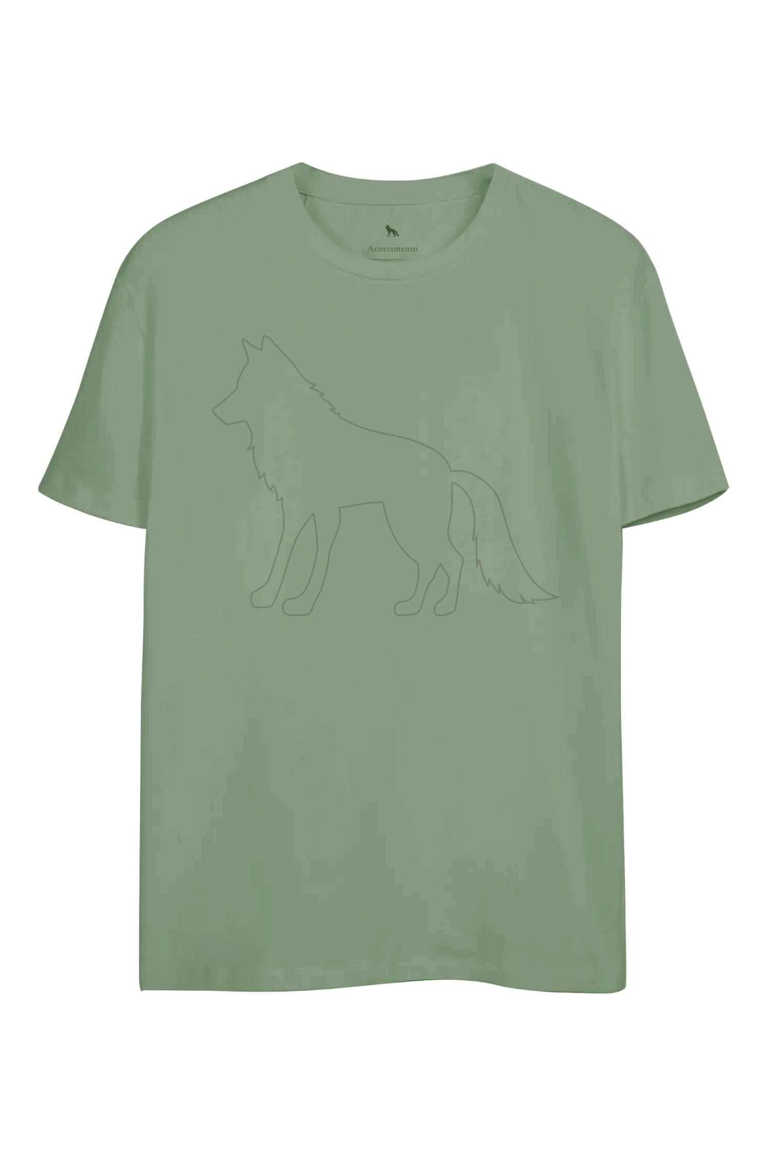 Camiseta Line Wolf Masculina Oversize Acostamento