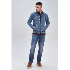 Jaqueta-Jeans-Trucker-Masculina-Acostamento Jaqueta-Jeans-Trucker-Masculina-Acostamento