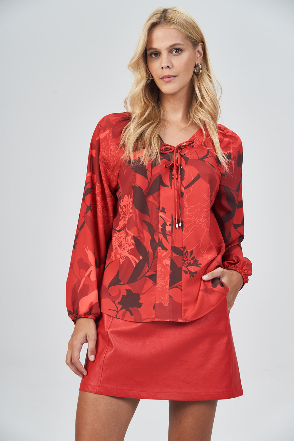 Blusa Amarração Frontal Feminina Acostamento