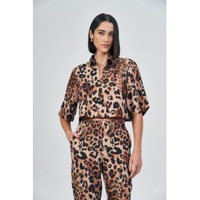 Blusa-Decote-V-Print-Feminina-Acostamento Blusa-Decote-V-Print-Feminina-Acostamento