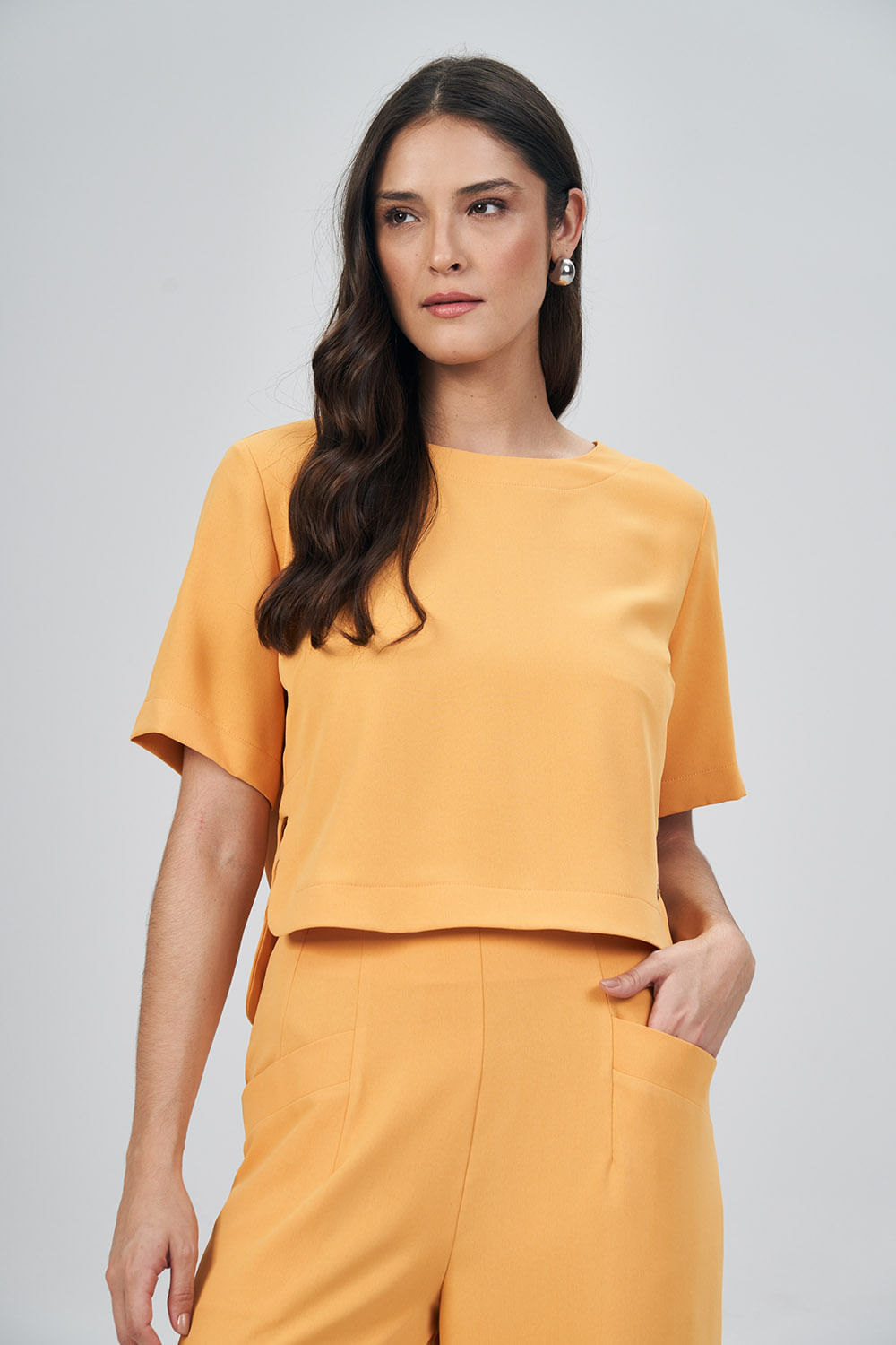 Blusa Fluída Feminina Acostamento