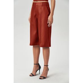 Bermuda-PU-Texture-Feminina-Acostamento Bermuda-PU-Texture-Feminina-Acostamento