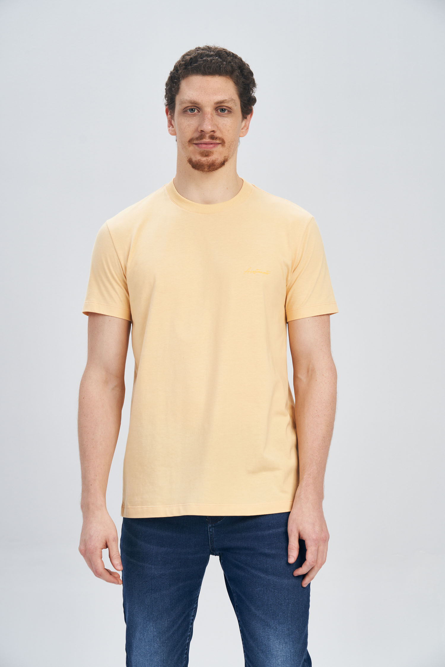 Camiseta Letter Assinatura Masculina Acostamento