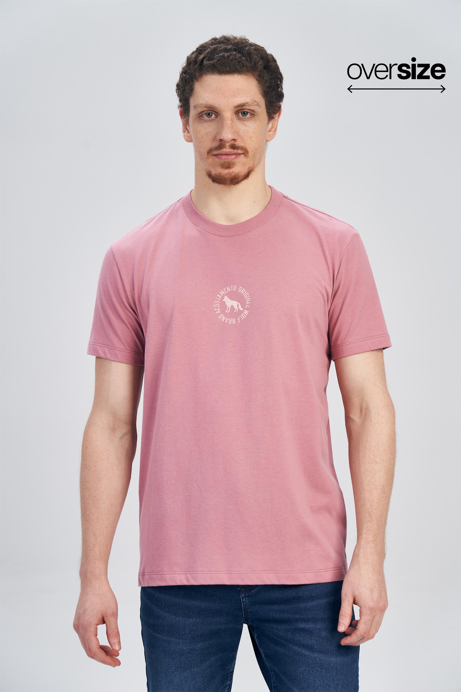 Camiseta Wolf Brand Masculina Oversize Acostamento