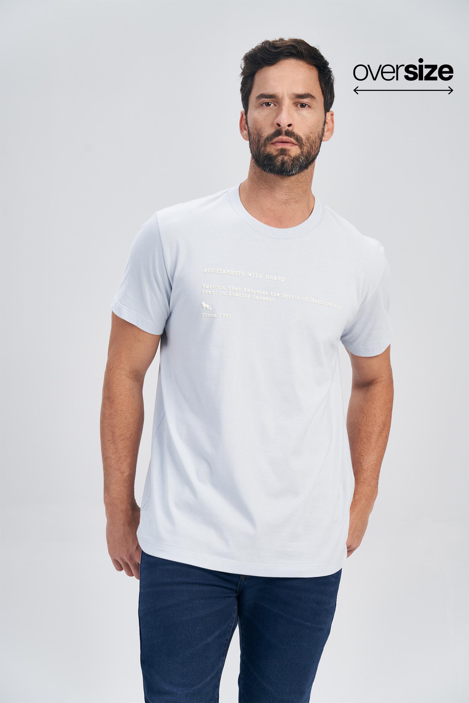 Camiseta Wild Brand Masculina Oversize Acostamento