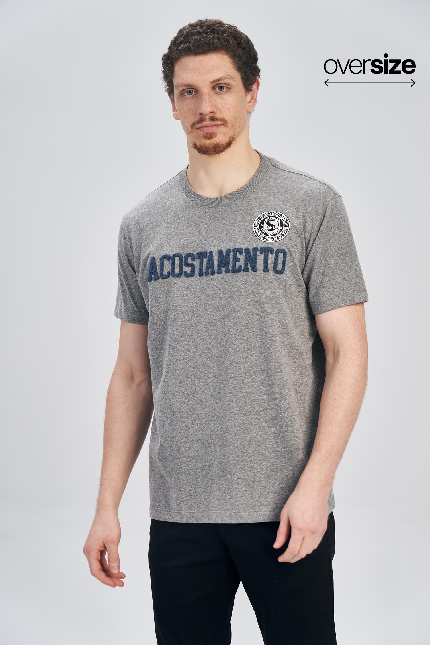 Camiseta Letters Teddy Masculina Oversize Acostamento