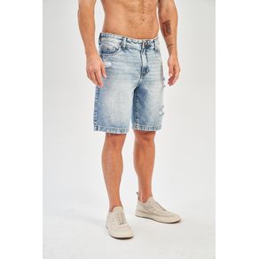 Bermuda-Jeans-Destroyed-Masculina-Acostamento Bermuda-Jeans-Destroyed-Masculina-Acostamento