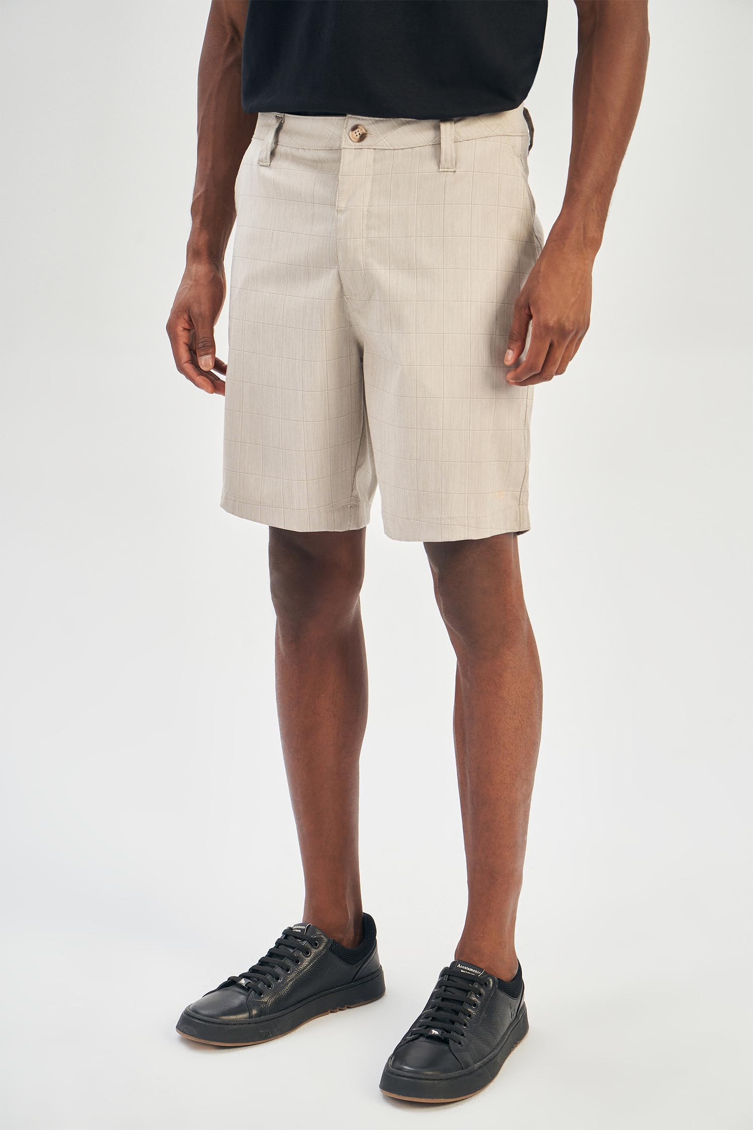 Bermuda Xadrez Masculina Acostamento