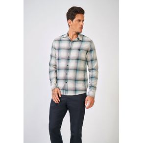 Camisa-Manga-Longa-Xadrez-Masculina-Acostamento Camisa-Manga-Longa-Xadrez-Masculina-Acostamento