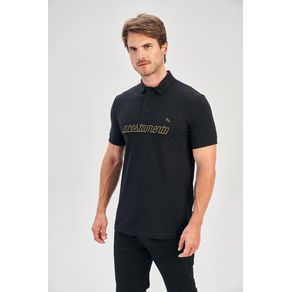 Polo-Lettering-Bordado-Masculino-Acostamento Polo-Lettering-Bordado-Masculino-Acostamento