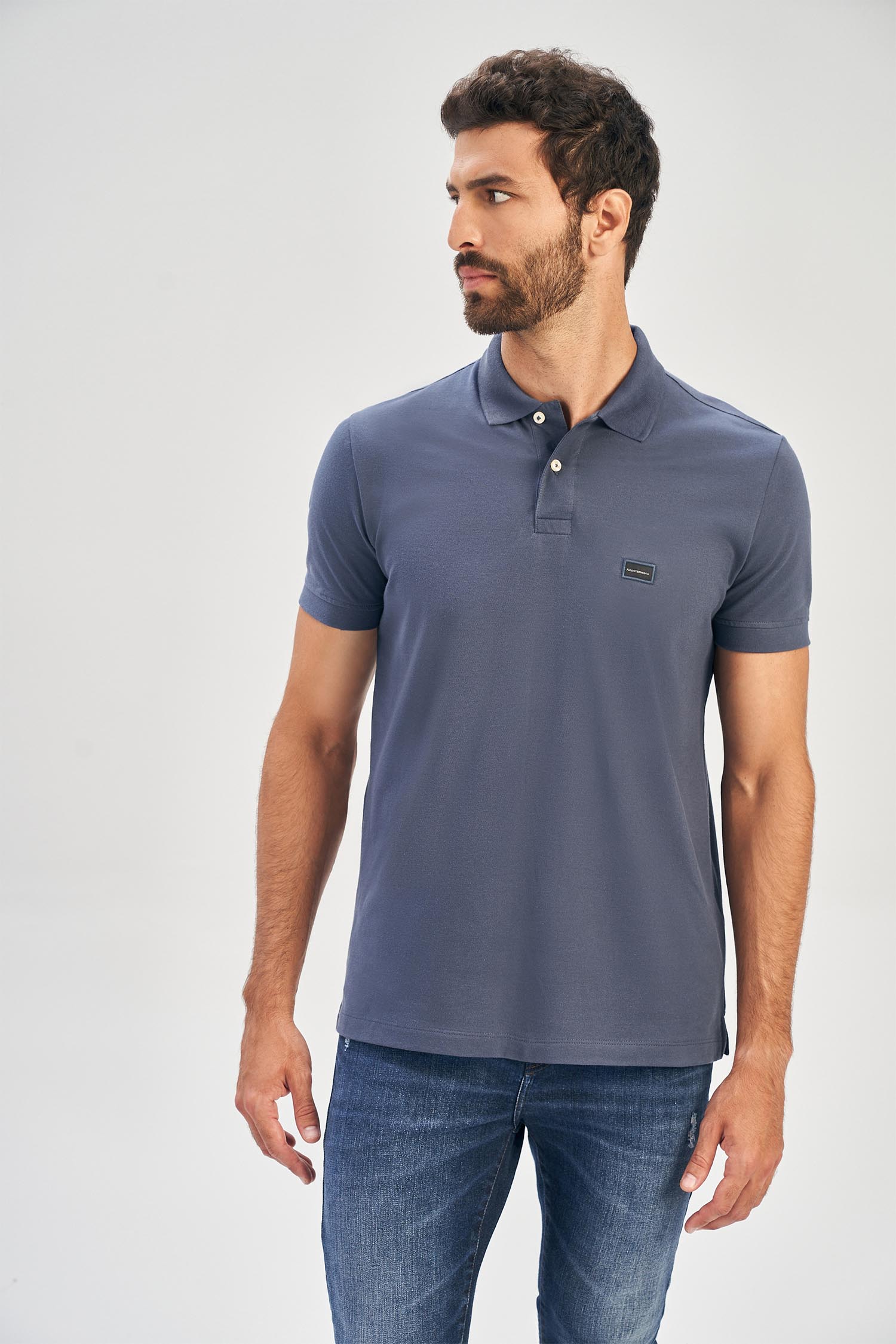 Polo Essential Masculina Acostamento