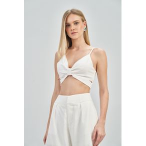 Top-Efeito-Laco-Linho-Feminino-Acostamento Top-Efeito-Laco-Linho-Feminino-Acostamento