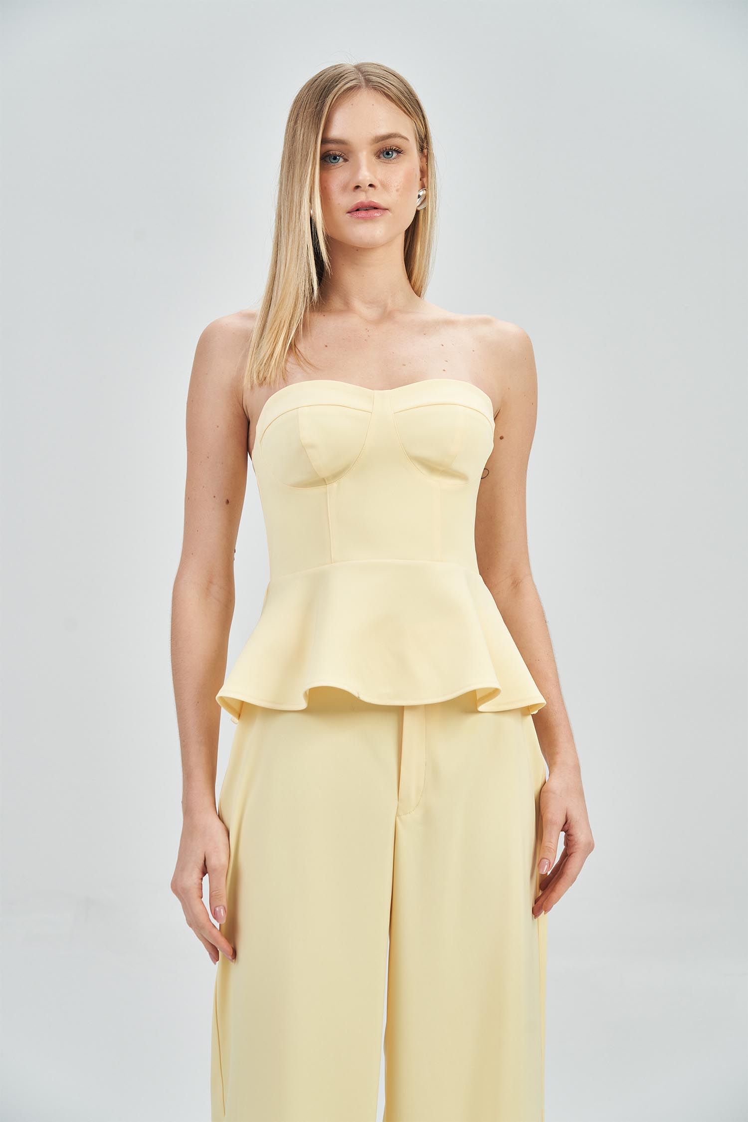 Blusa Peplum Feminina Acostamento