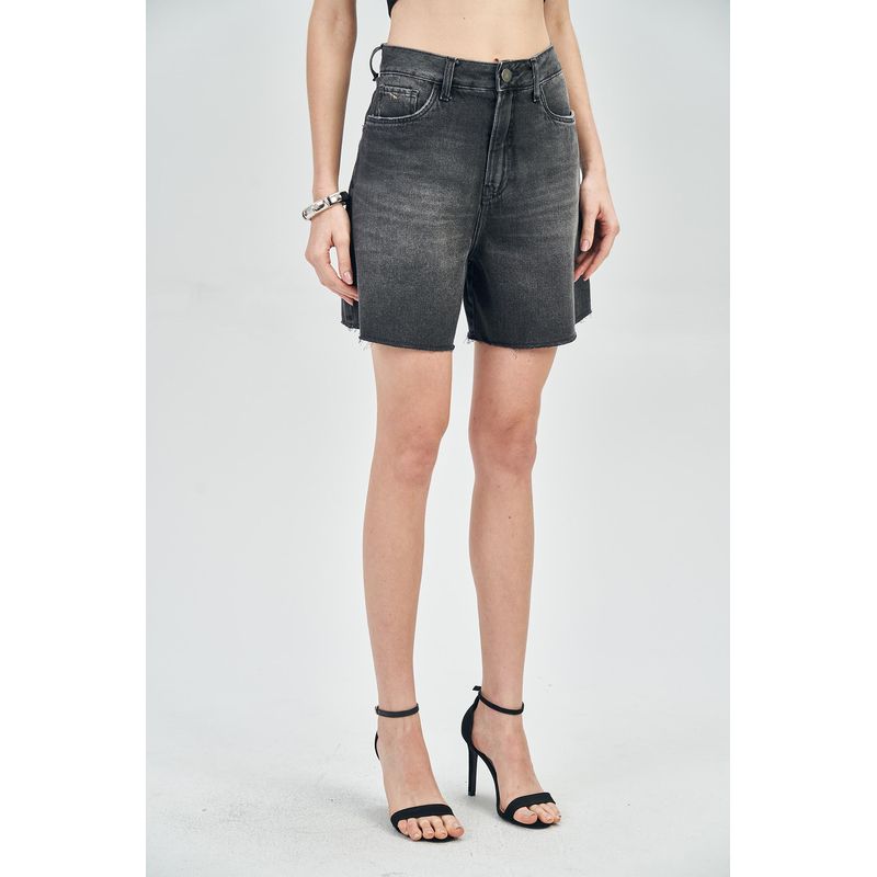 Short-Black-Jeans-Mom-Feminino-Acostamento