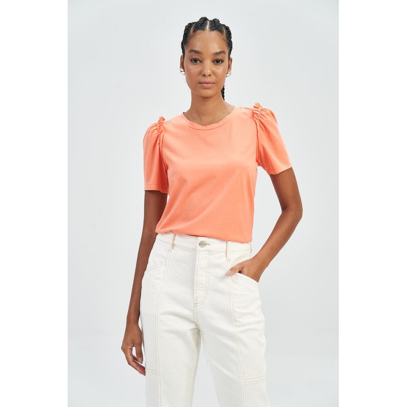 T-Shirt-Ombro-com-Prega-Feminino-Acostamento