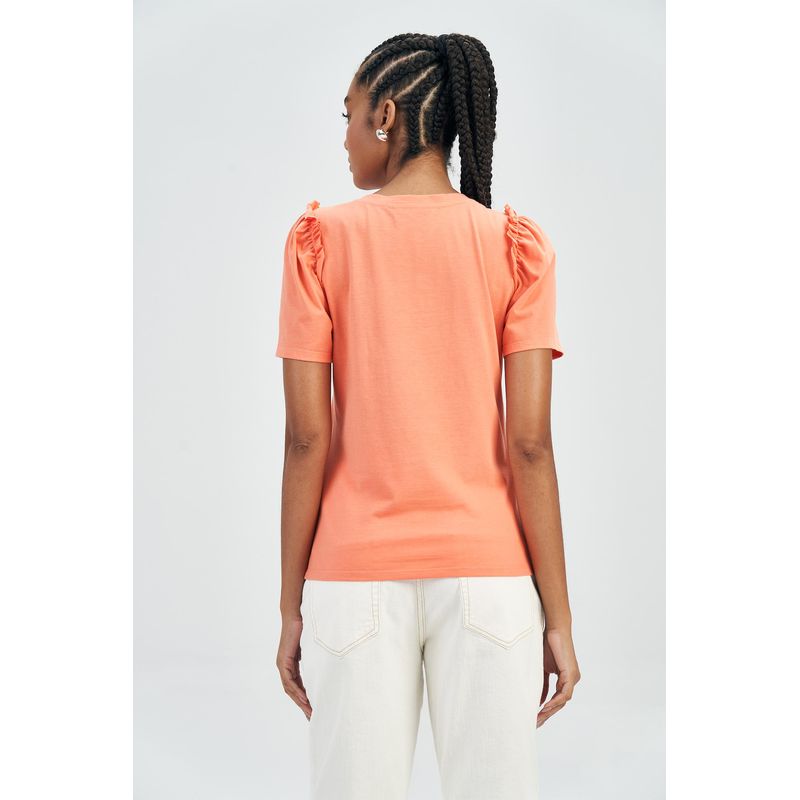 T-Shirt-Ombro-com-Prega-Feminino-Acostamento