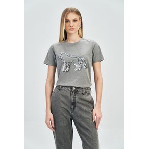 T-Shirt-Lobo-Paete-Feminina-Acostamento T-Shirt-Lobo-Paete-Feminina-Acostamento