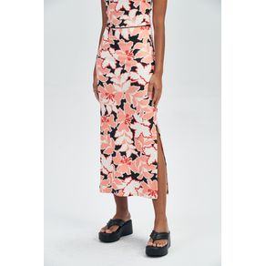 Saia-Midi-Canelada-Print-Feminina-Acostamento Saia-Midi-Canelada-Print-Feminina-Acostamento
