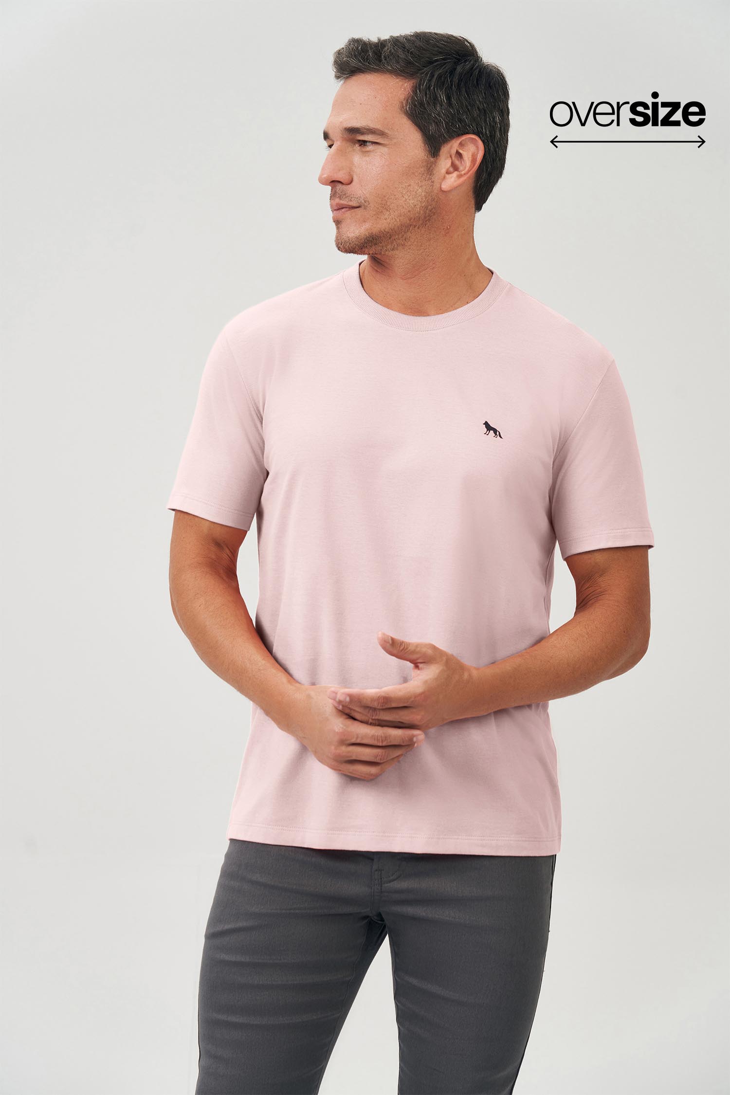 Camiseta Lobo Max Masculina Oversize Acostamento