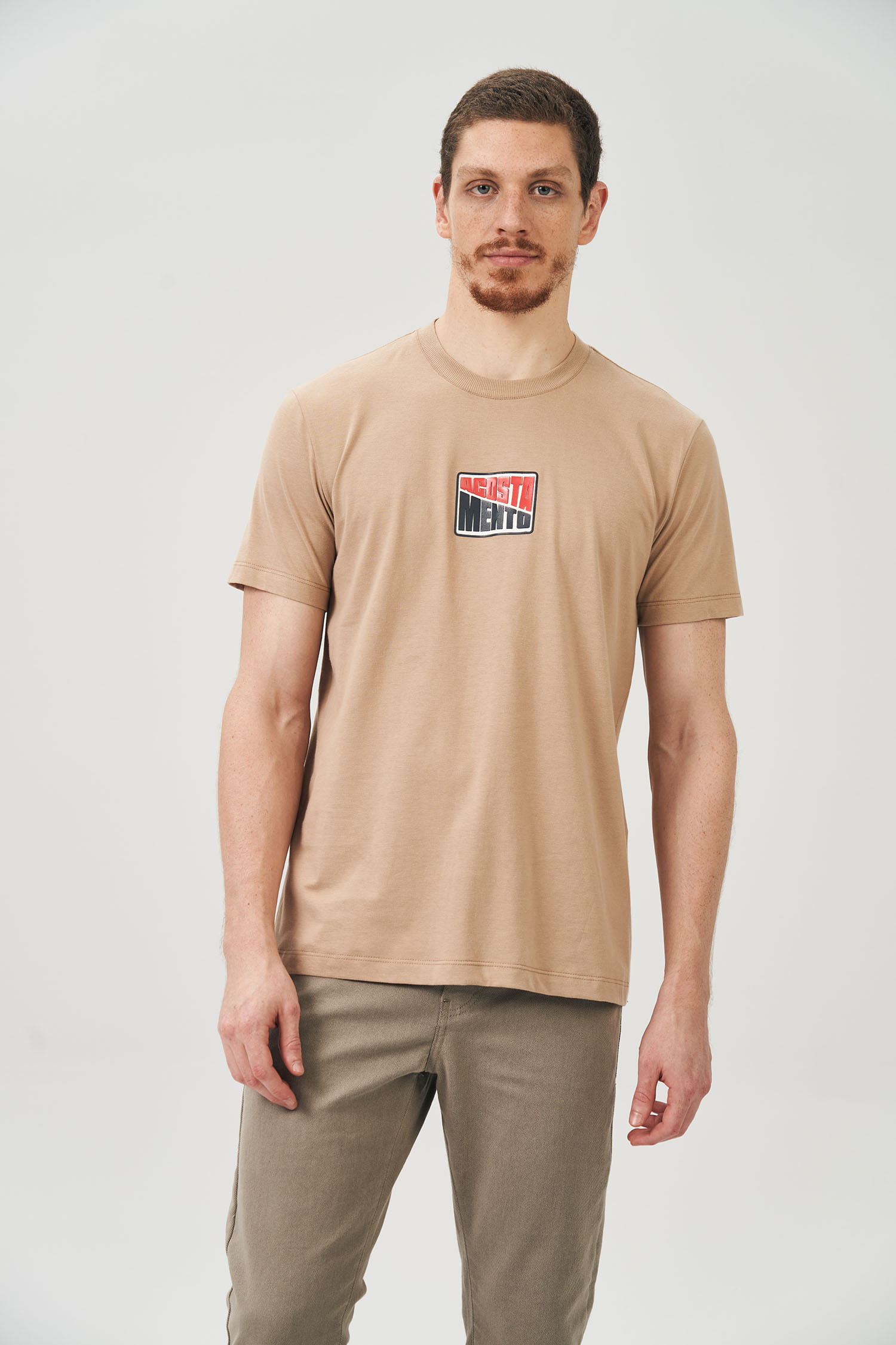 Camiseta Casual Touch Masculina Acostamento