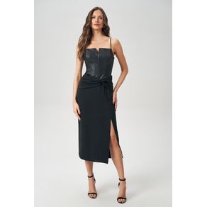 Vestido-Black-Recorte-PU-Feminino-Acostamento