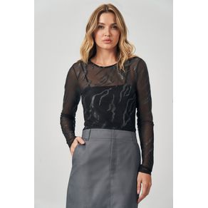 Blusa-Tule-Zebra-Glitter-Feminina-Acostamento Blusa-Tule-Zebra-Glitter-Feminina-Acostamento