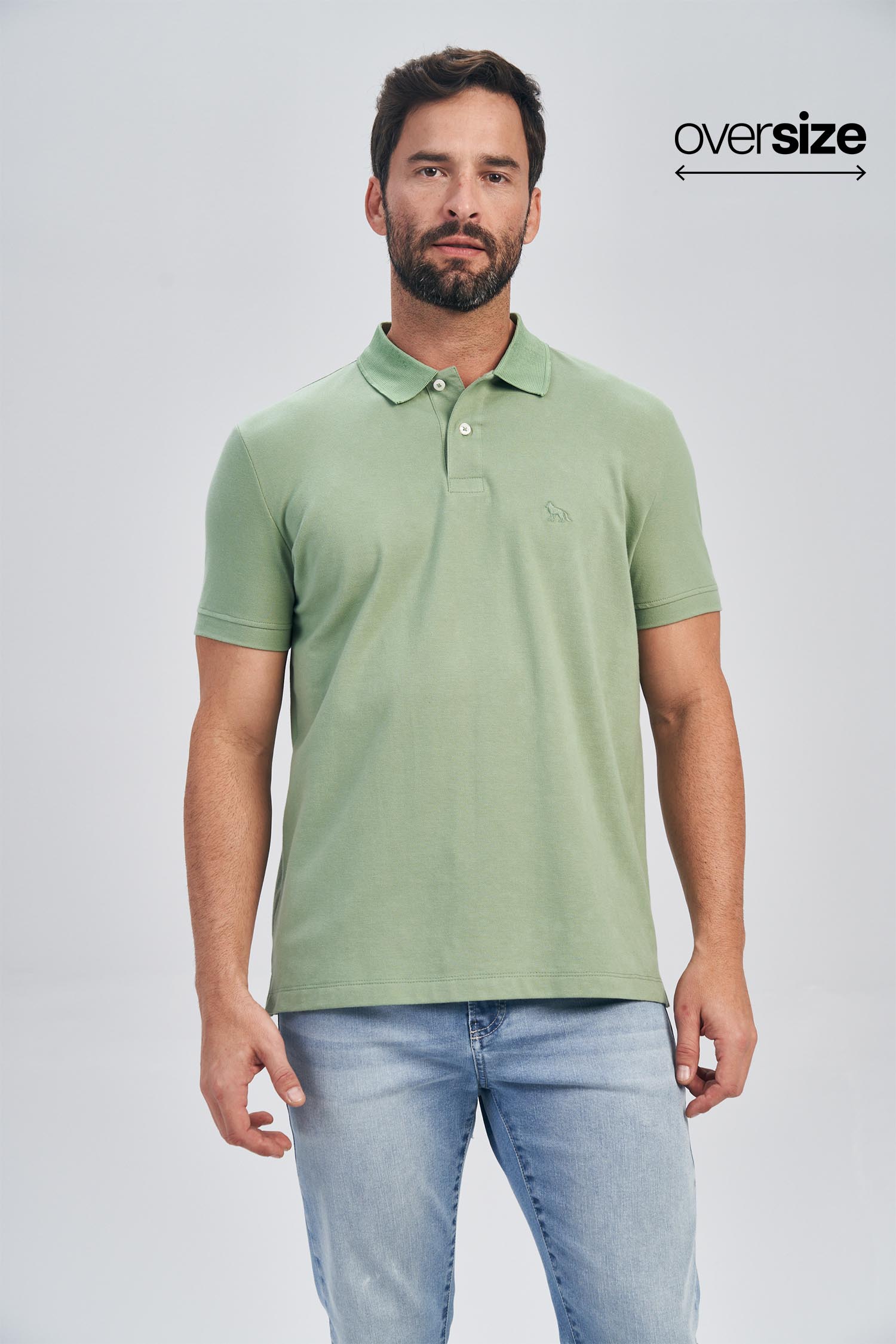Polo Essential Modern Masculina Oversize Acostamento