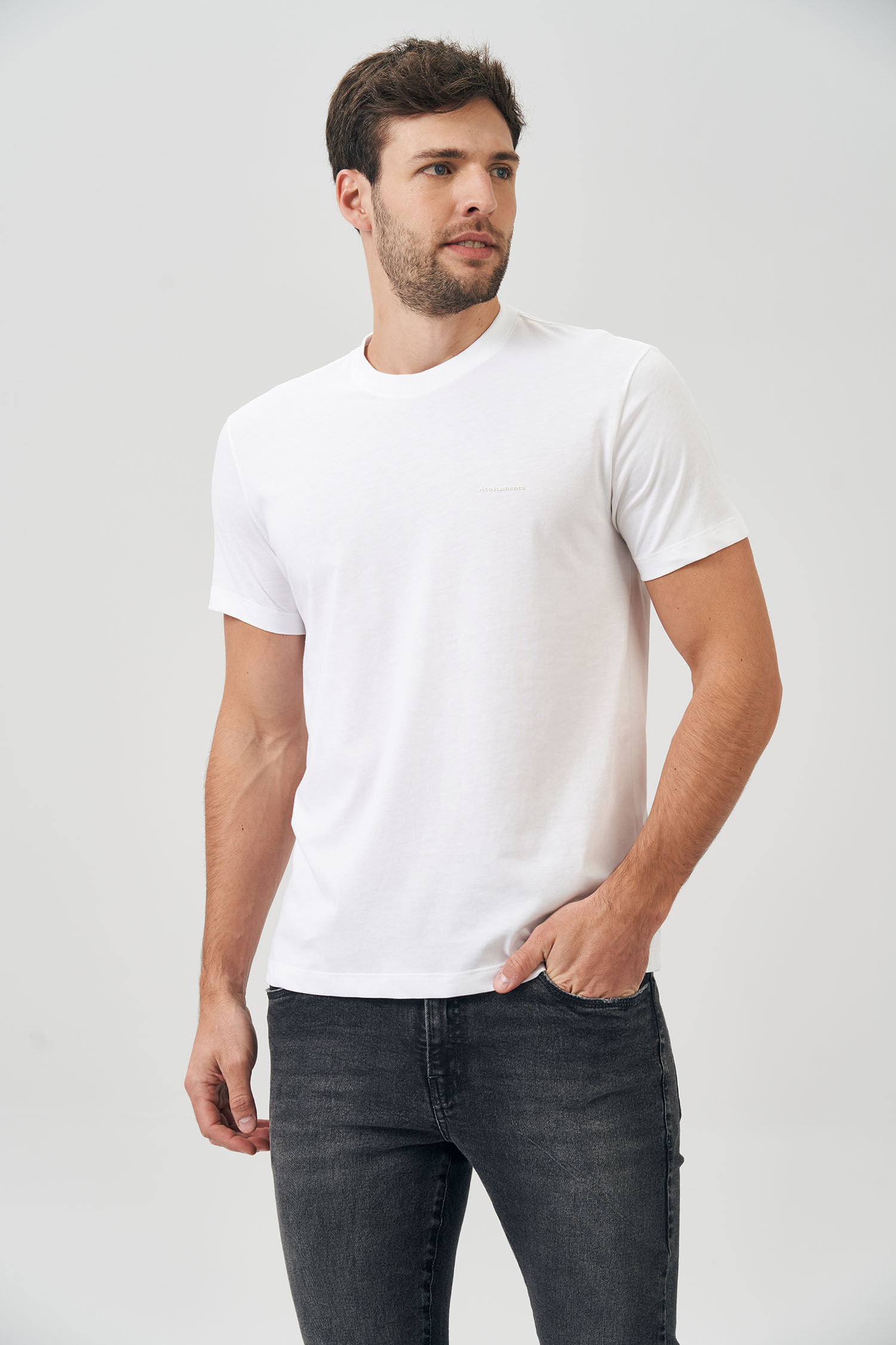 Camiseta Pima Essencial Masculina Acostamento