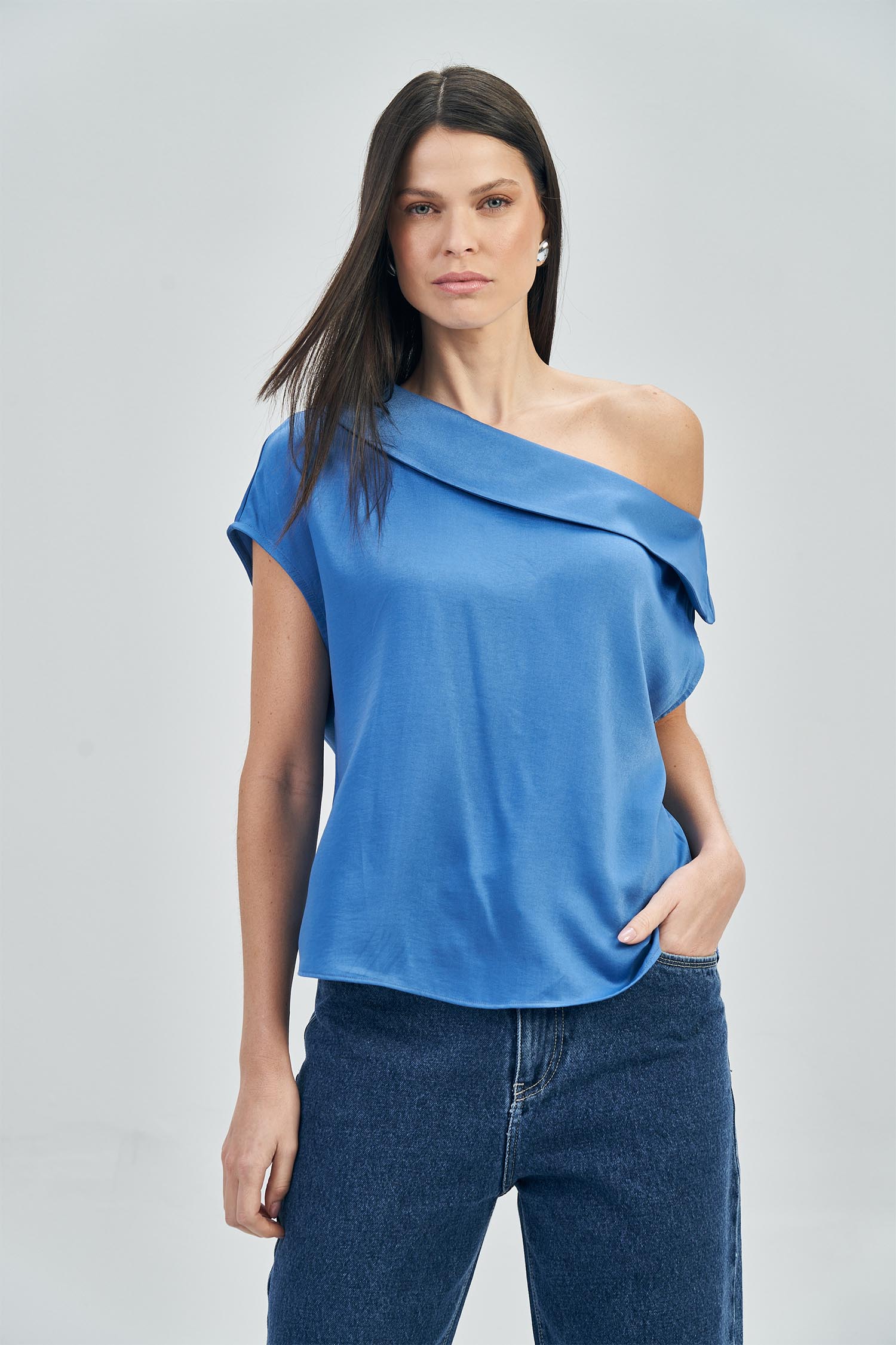 Blusa Ombro Só Feminina Acostamento