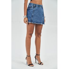 Short-Saia-Jeans-Skort-Feminino-Acostamento Short-Saia-Jeans-Skort-Feminino-Acostamento