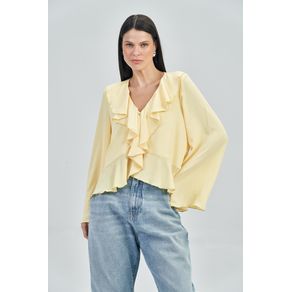 Blusa-Manga-Longa-Babados-Feminina-Acostamento Blusa-Manga-Longa-Babados-Feminina-Acostamento