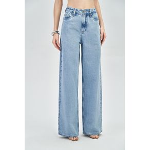 Calca-Jeans-Wide-Aplicacao-Feminina-Acostamento Calca-Jeans-Wide-Aplicacao-Feminina-Acostamento