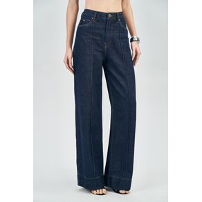 Calca-Jeans-Wide-Nervura-Feminina-Acostamento Calca-Jeans-Wide-Nervura-Feminina-Acostamento
