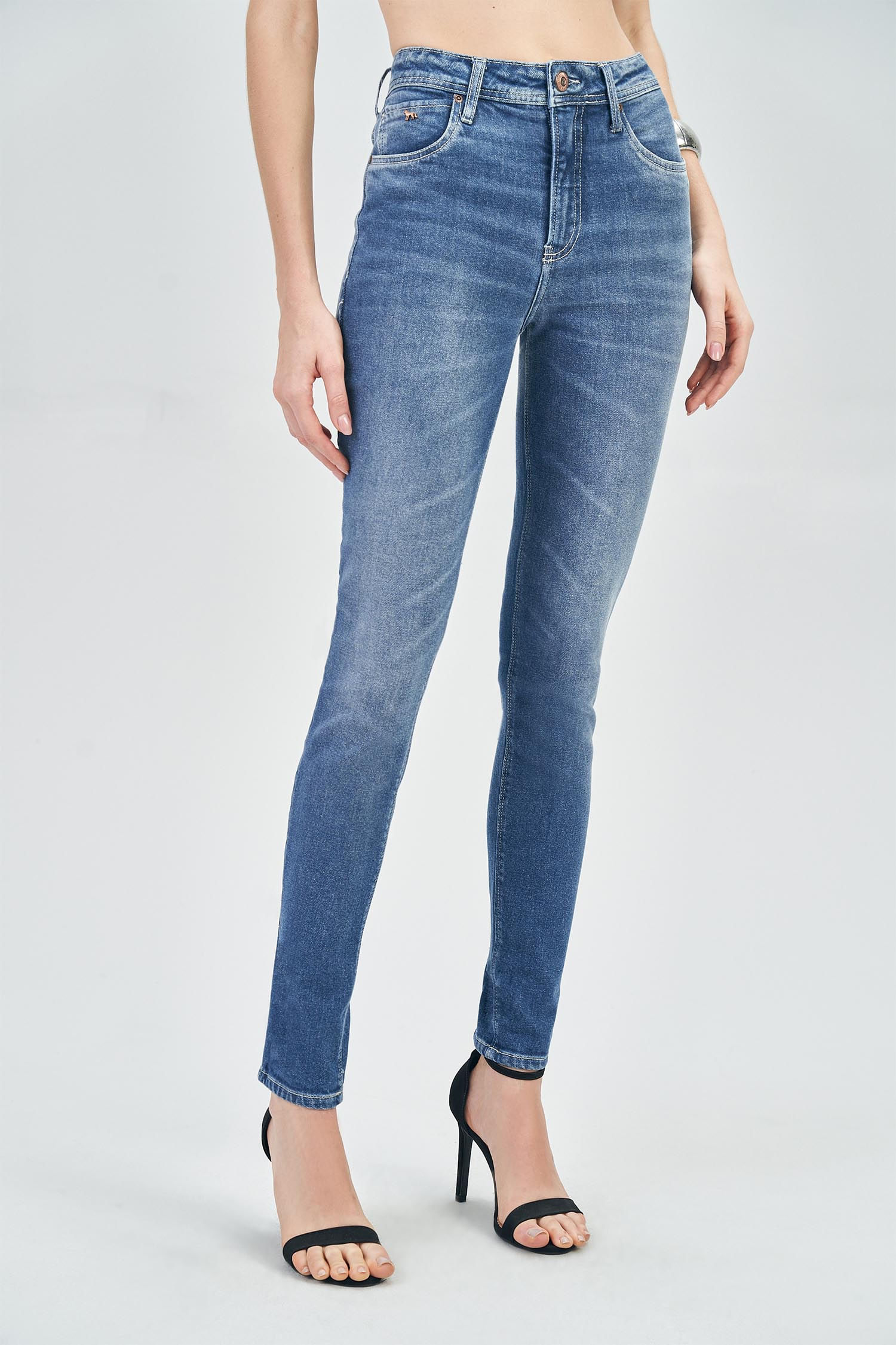 Calça Jeans Skinny Feminina Acostamento