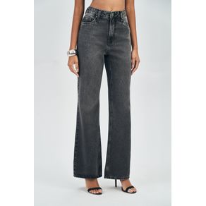 Calca-Jeans-Flare-Loose-Fit-Feminina-Acostamento Calca-Jeans-Flare-Loose-Fit-Feminina-Acostamento