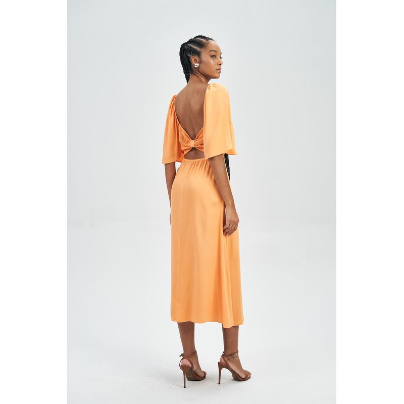 Vestido-Midi-Costas-Aberta-Feminino-Acostamento