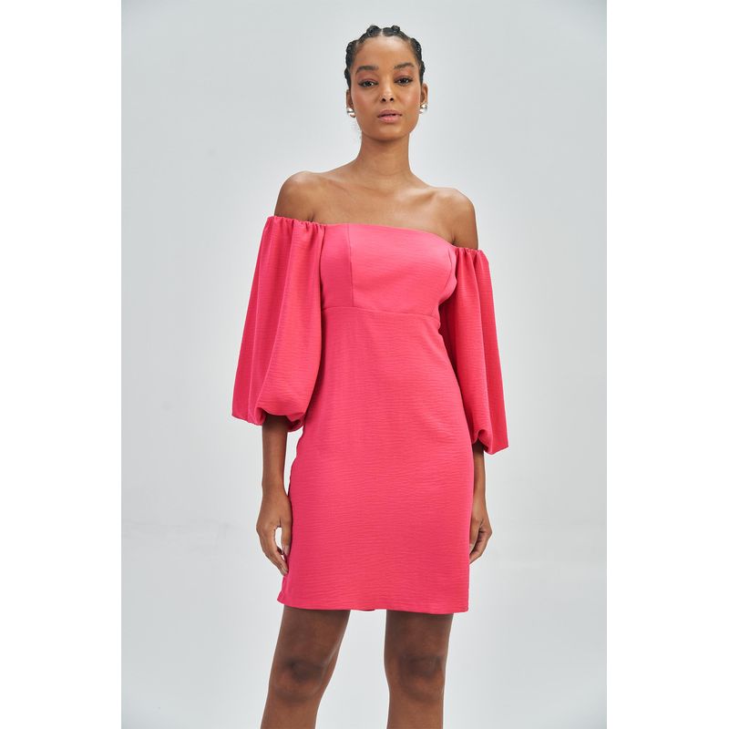 Vestido-Curto-Ombro-a-Ombro-Feminino-Acostamento