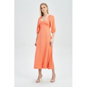 Vestido-Midi-Decote-Profundo-Feminino-Acostamento Vestido-Midi-Decote-Profundo-Feminino-Acostamento