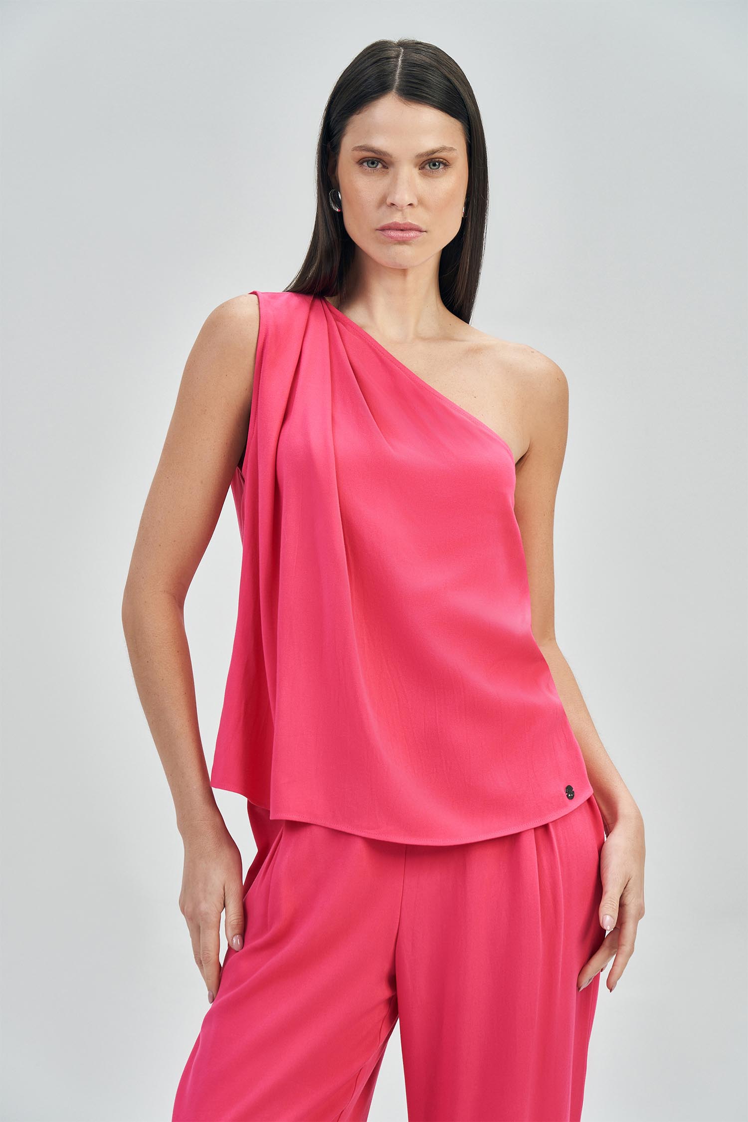Blusa Ombro Só Prega Feminina Acostamento