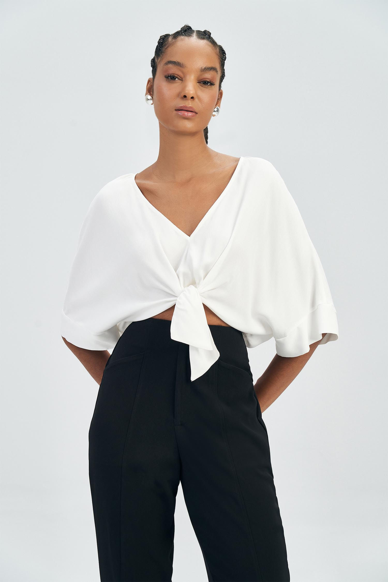 Blusa Ombro Deslocado Feminina Acostamento