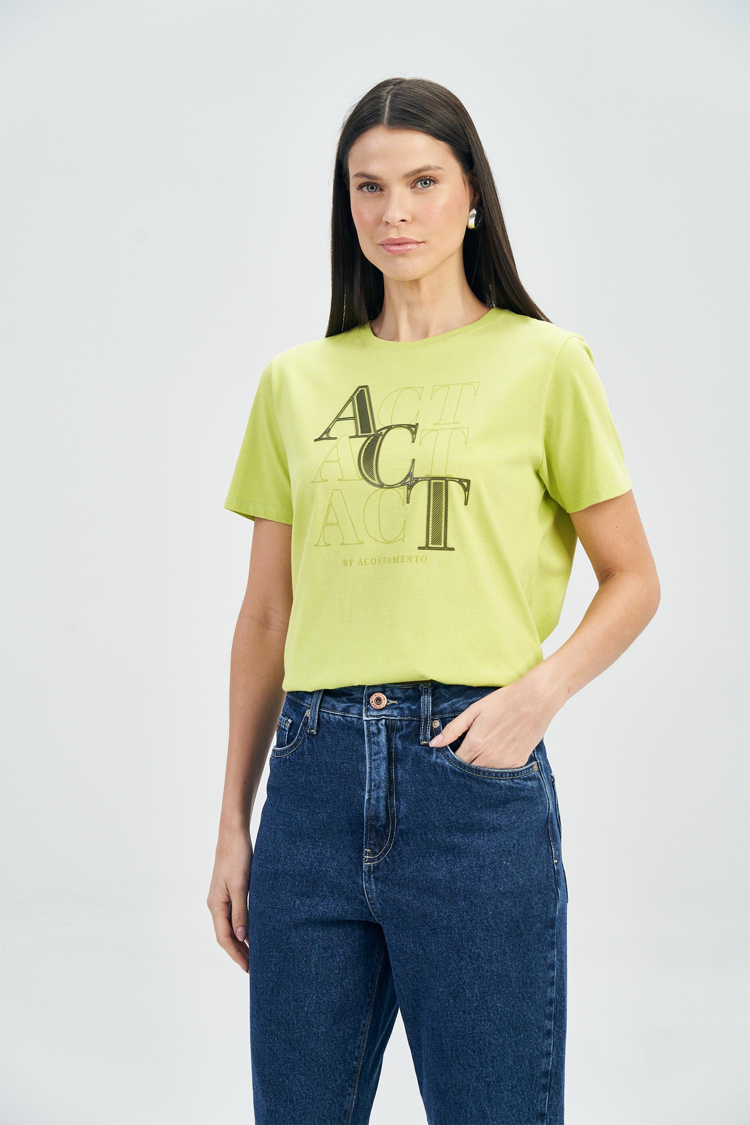 T-Shirt ACT Centro Feminina Acostamento