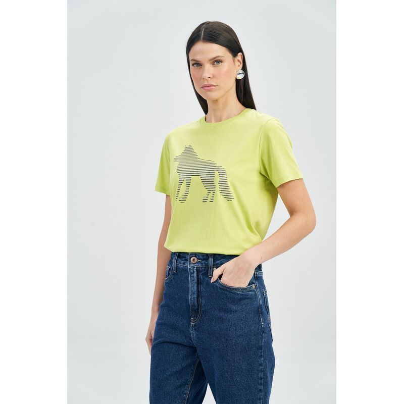 T-Shirt-Lobo-em-Linhas-Feminina-Acostamento