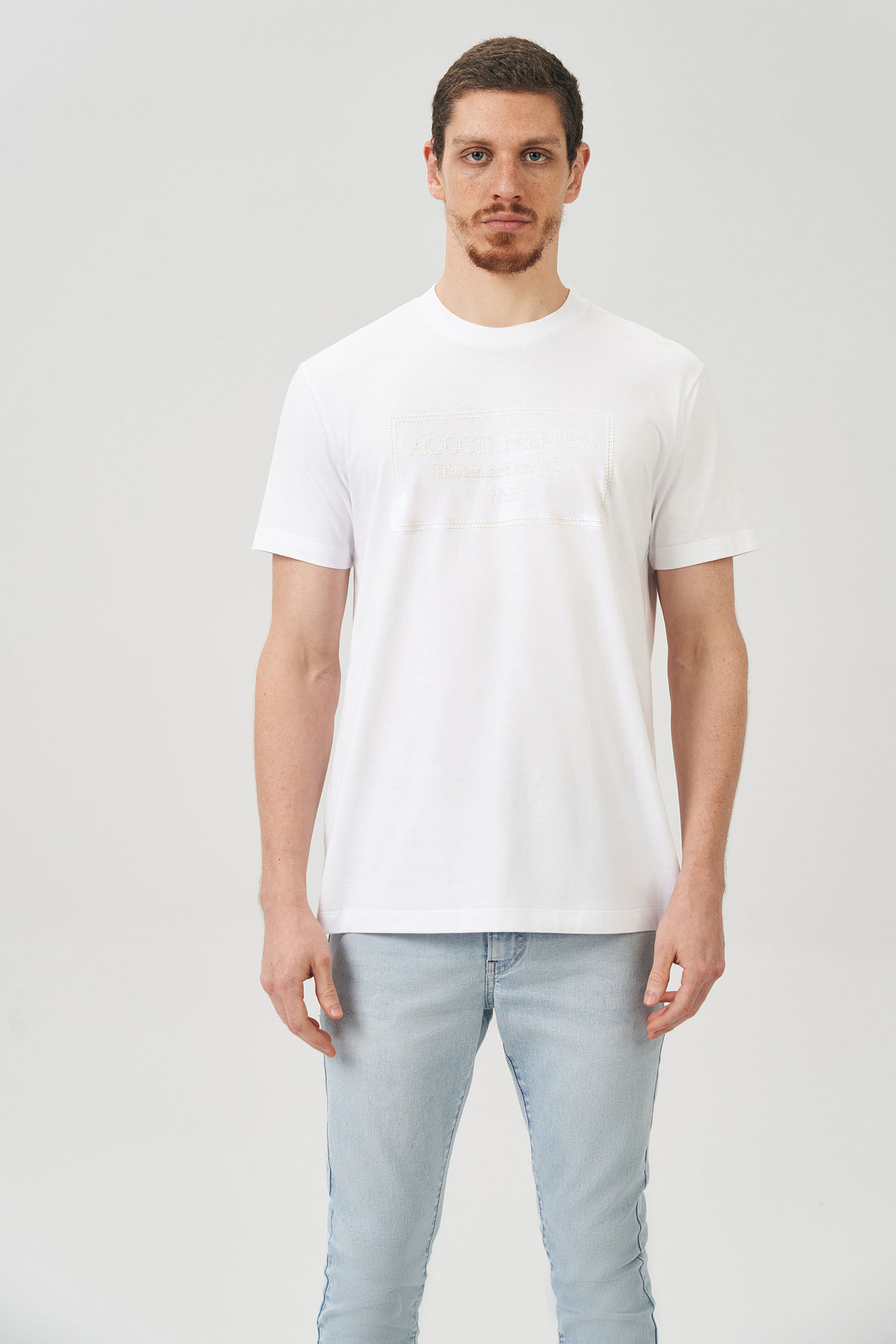 Camiseta Minimalista Masculina Acostamento