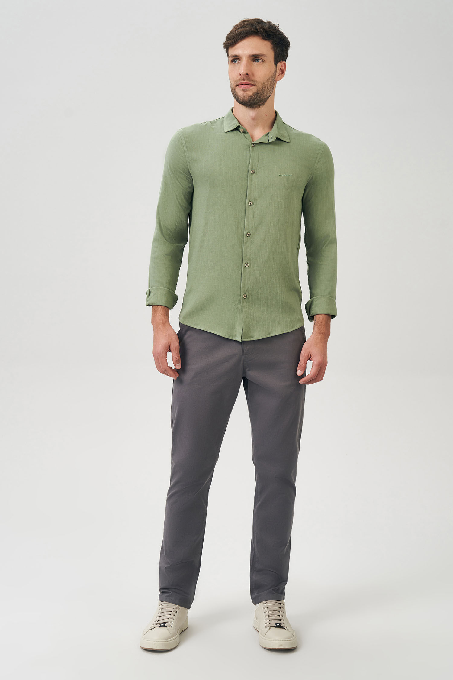 Camisa Viscose Allure Masculina Acostamento