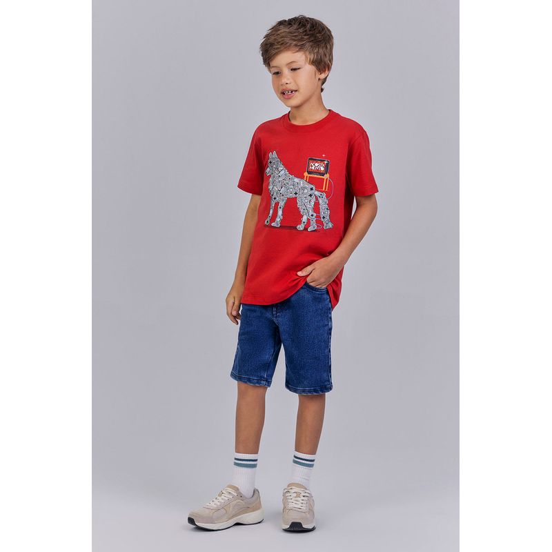 Camiseta-Lobo-Console-Menino-Acostamento-Kids